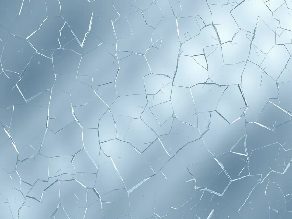 Abstract background of shattered glass texture