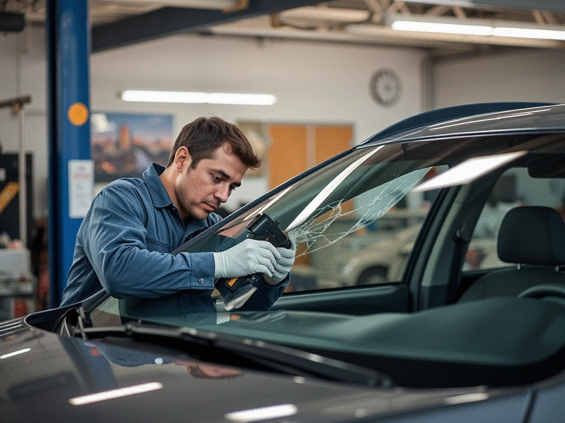 Windshield Repair in Downtown El Paso, El Paso