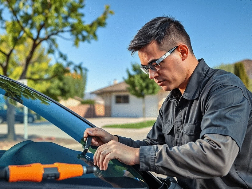 Mobile Auto Glass Repair in Mountain View, El Paso